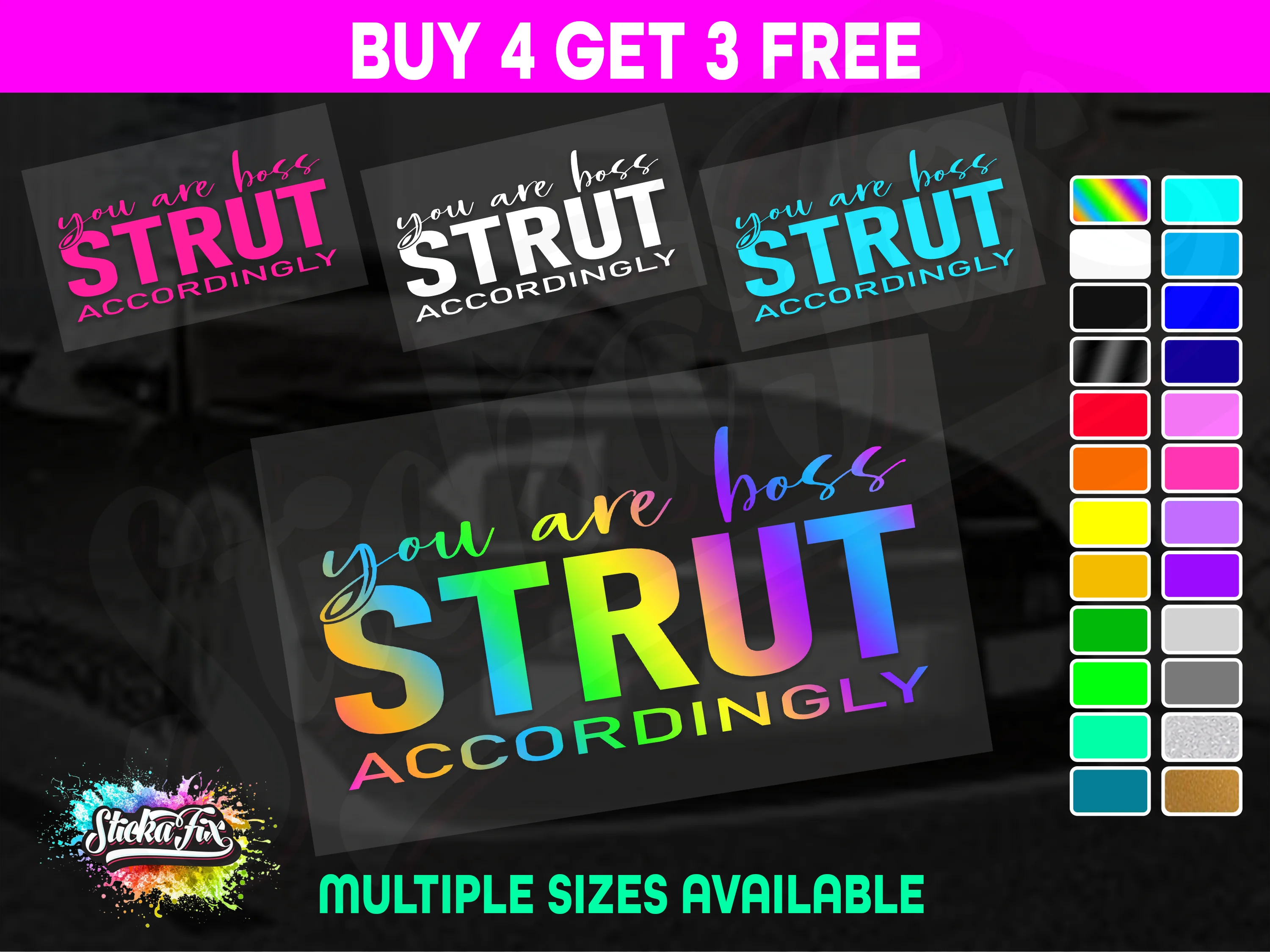 Strut Accordingly