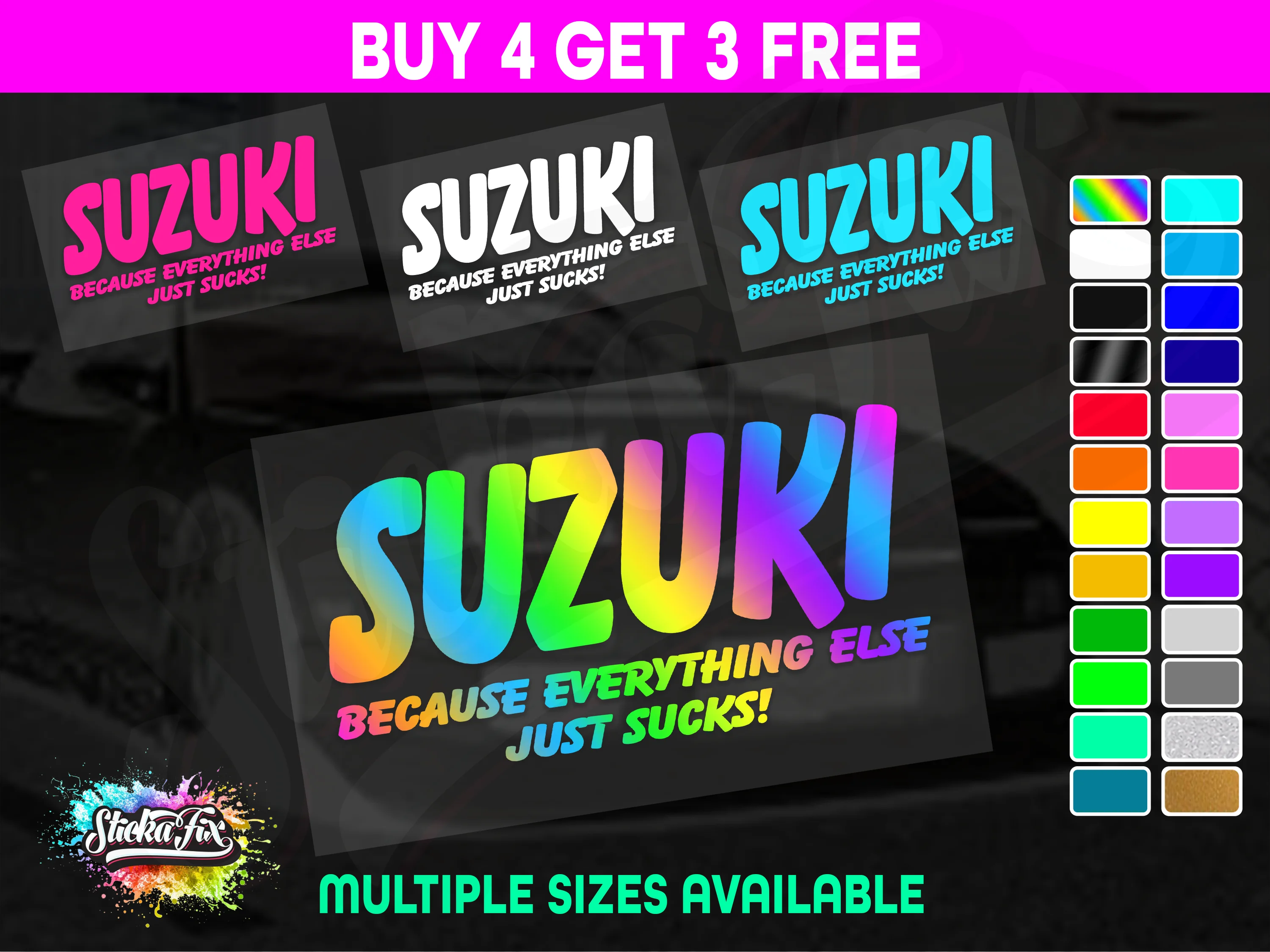 Suzuki Because Everything Else Just Sucks