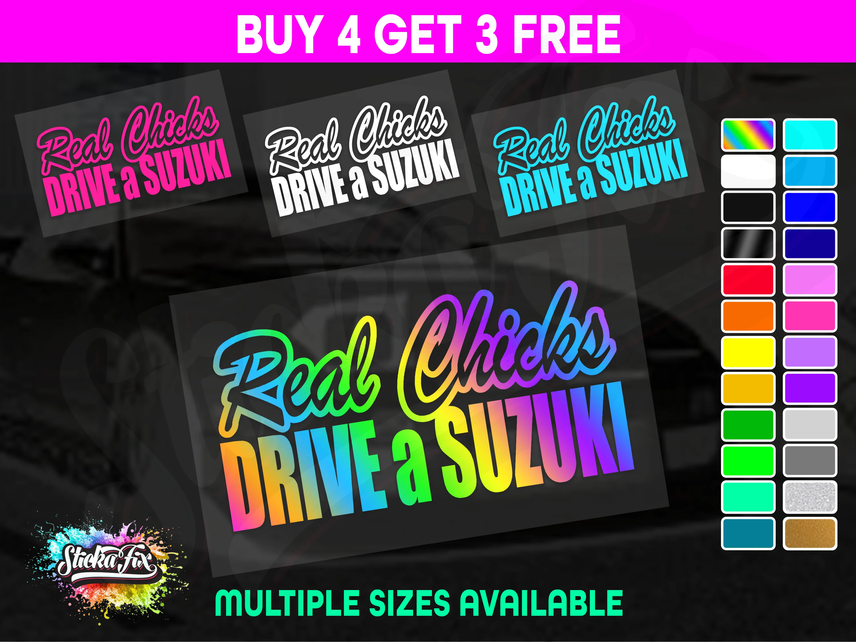 Real Chicks Drive A Suzuki