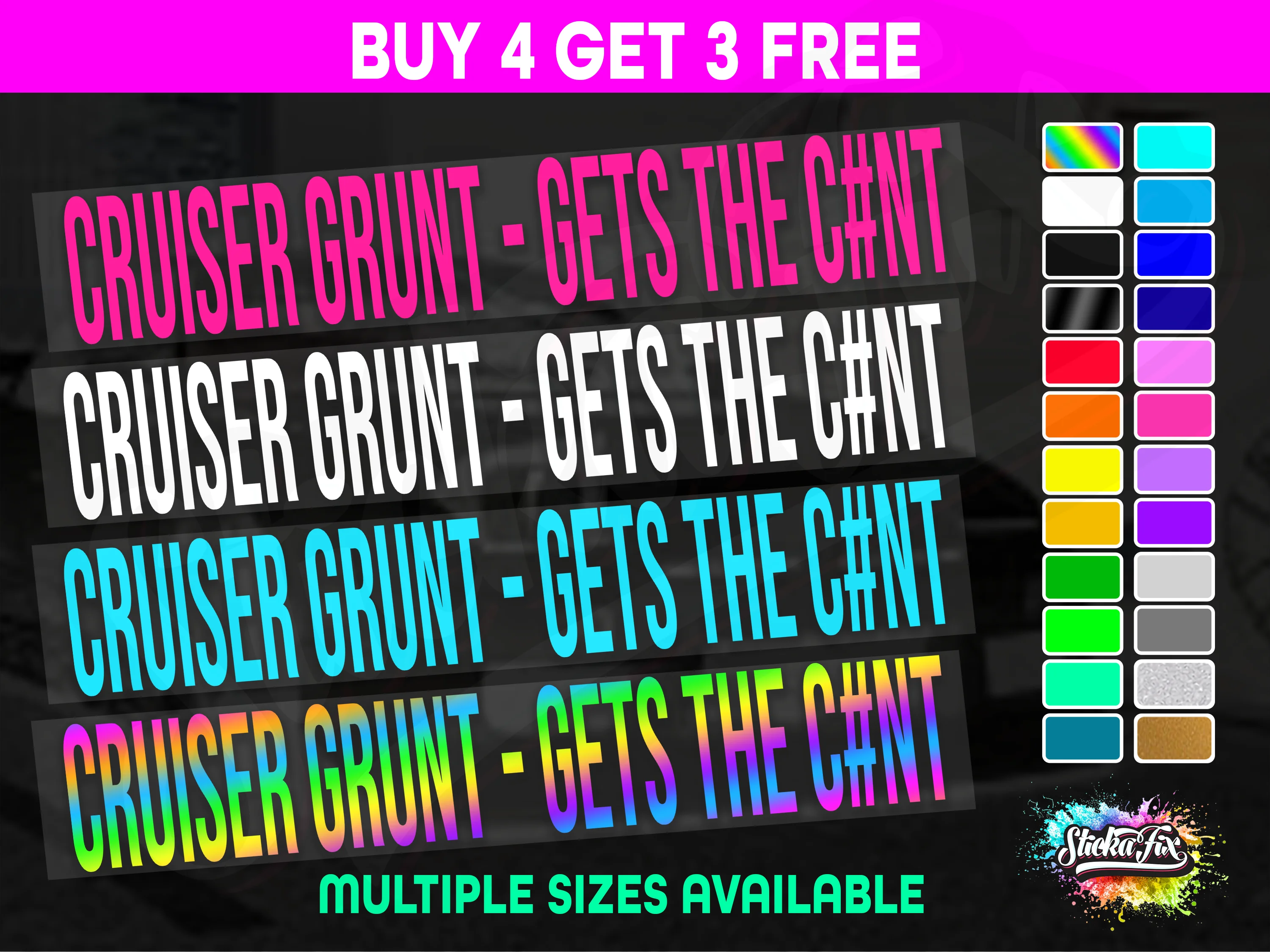 Cruiser Grunt Gets The CNT Sill