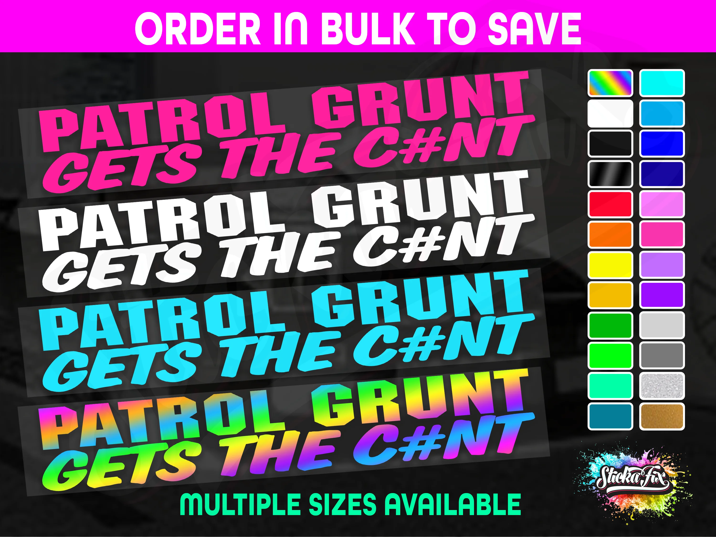 Patrol Grunt Gets The CNT