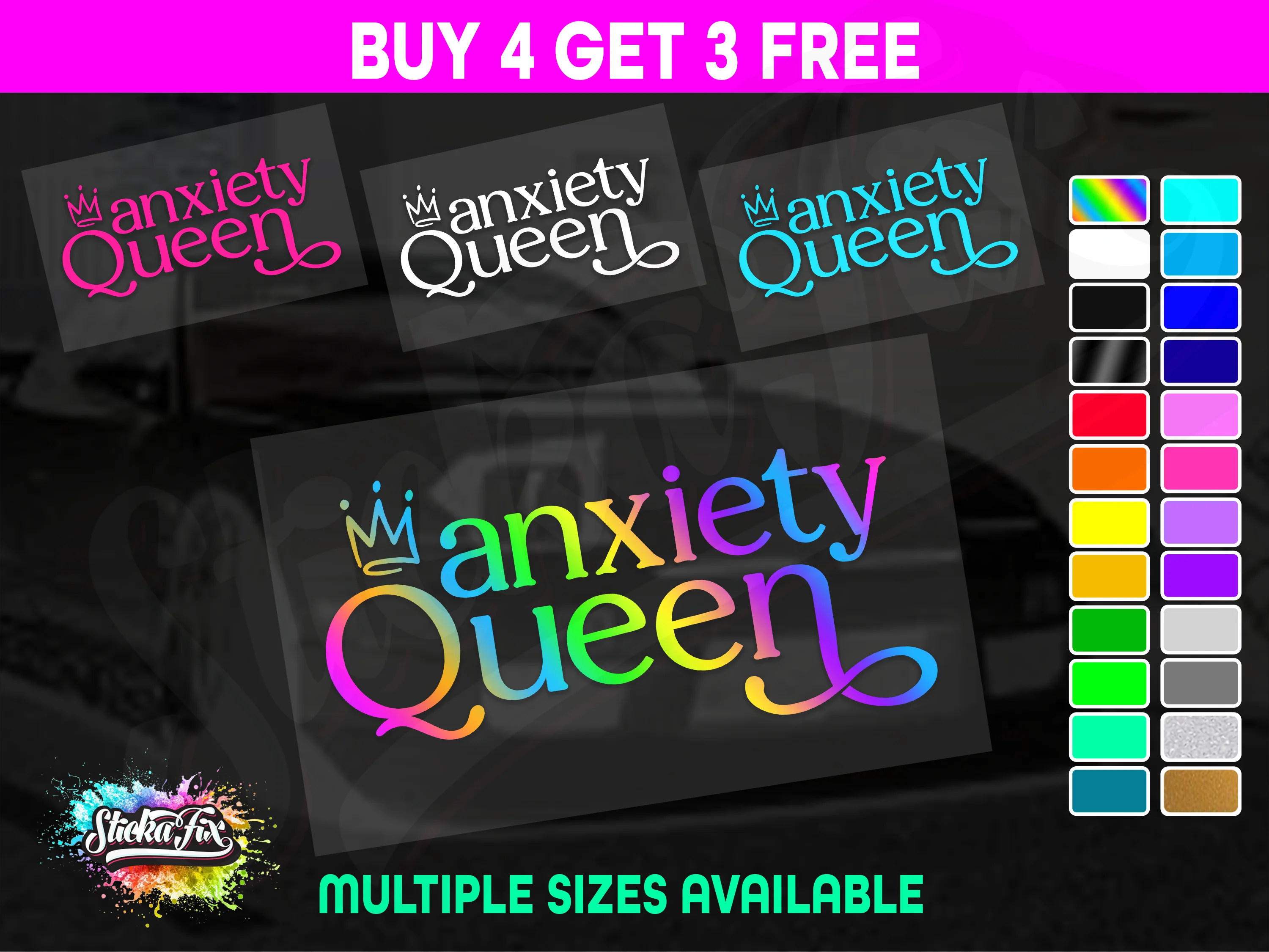 Anxiety Queen Crown