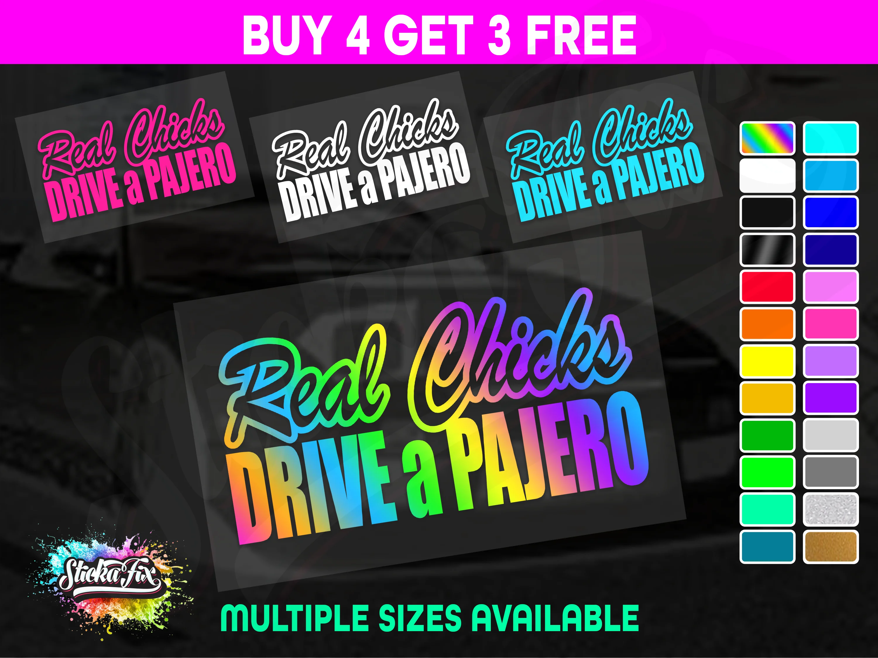Real Chicks Drive A Pajero