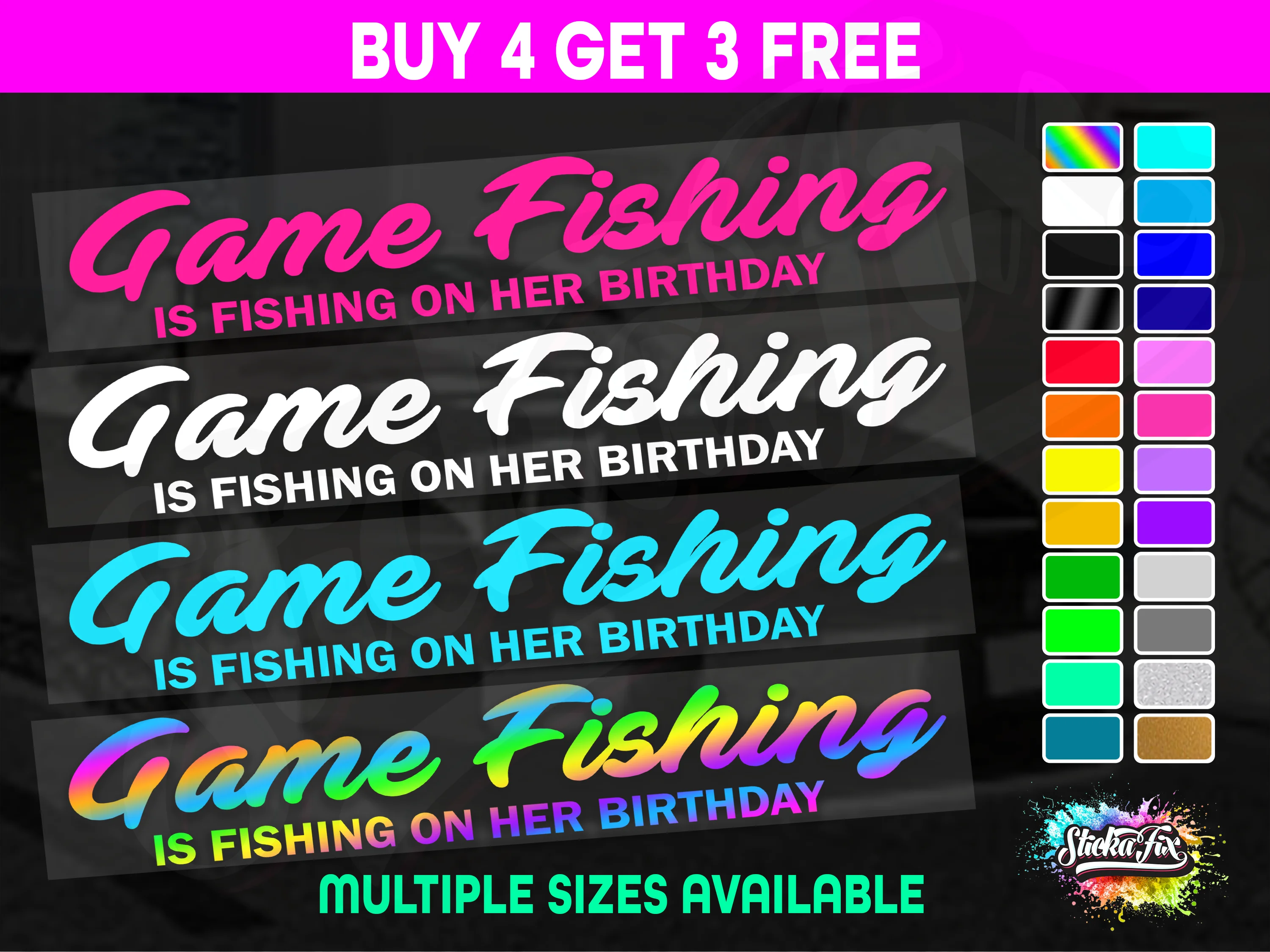 Game Fishing Is On Her Birthday