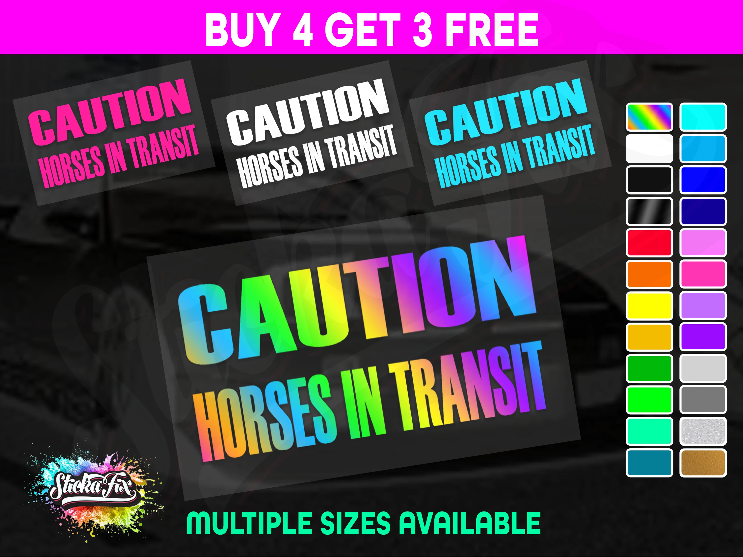 Caution Horses