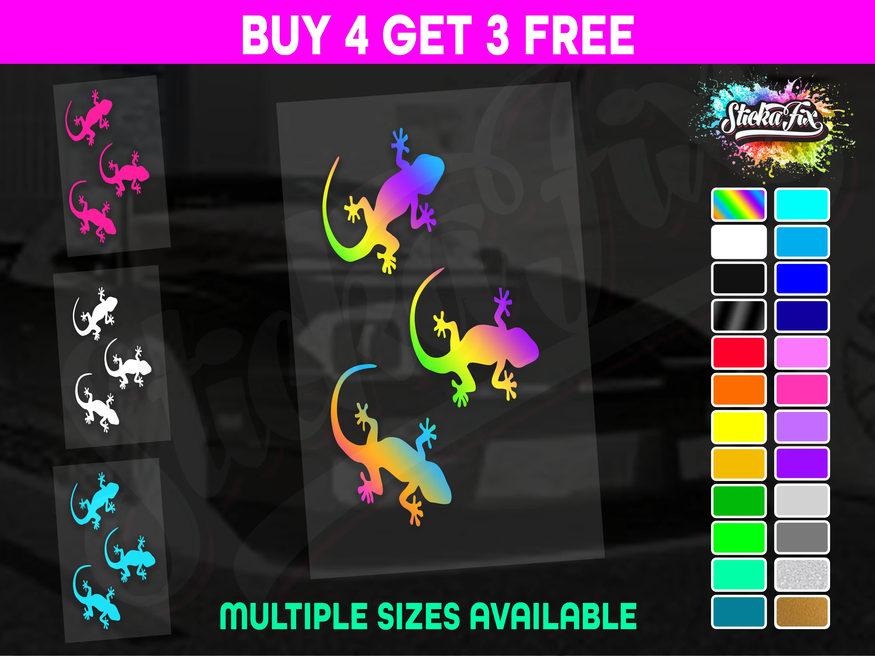 3 Geckos