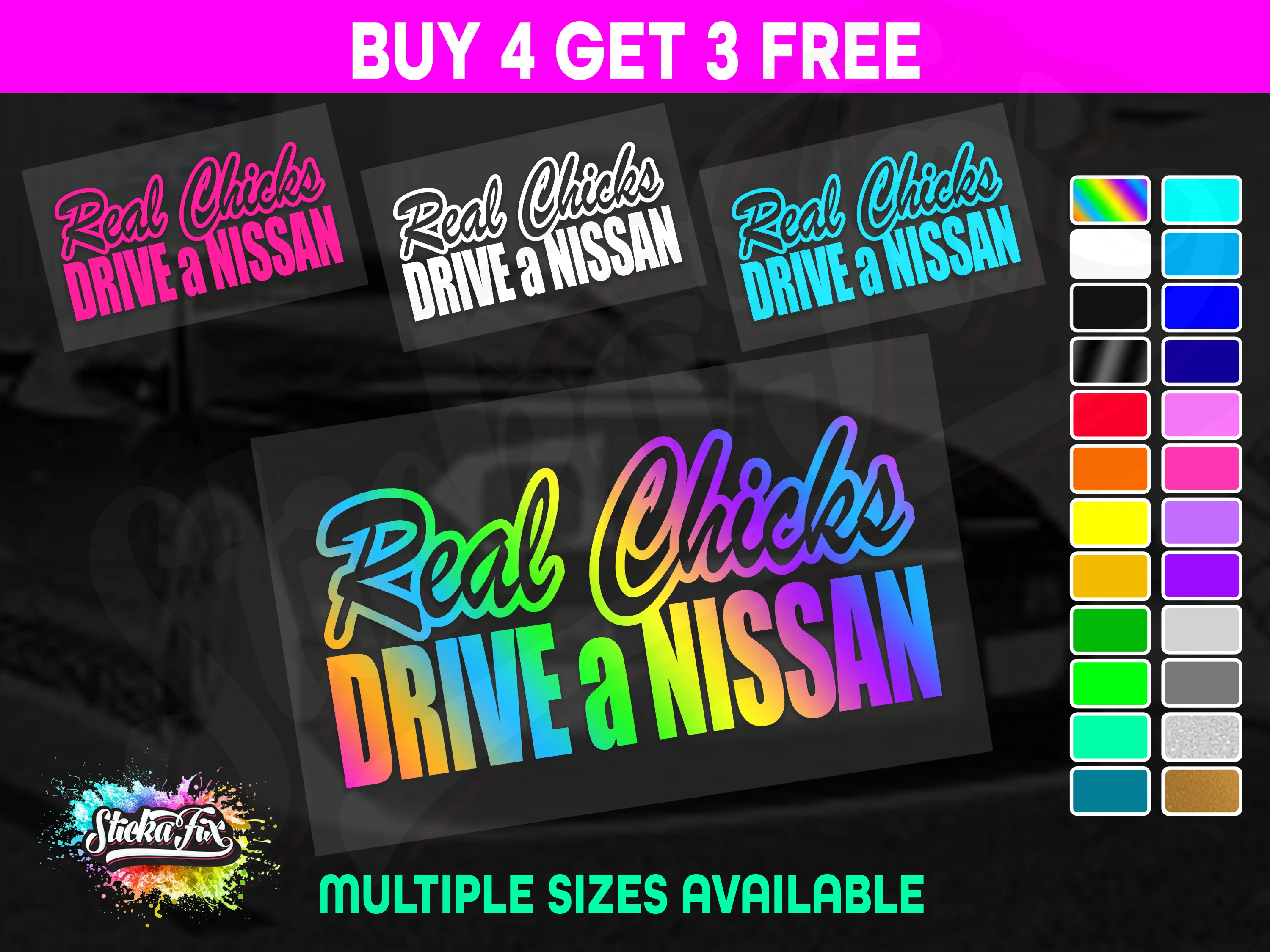 Real Chicks Drive A Nissan