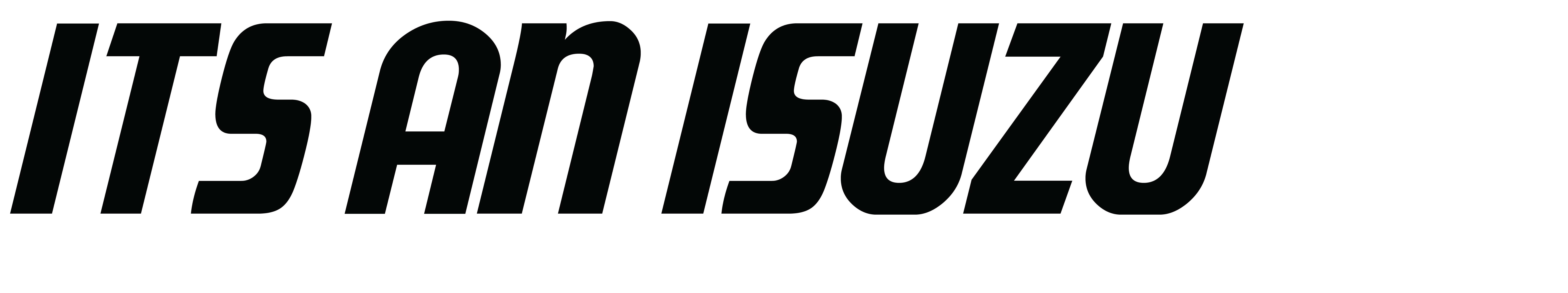 Its An Isuzu